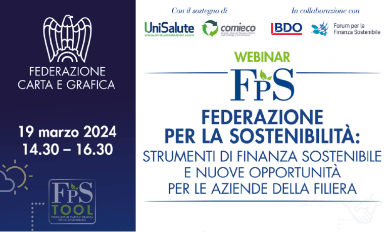 Webinar martedì 19 marzo 2024, ore 14:30 “Strumenti di Finanza Sostenibile e nuove opportunità per le aziende della filiera”