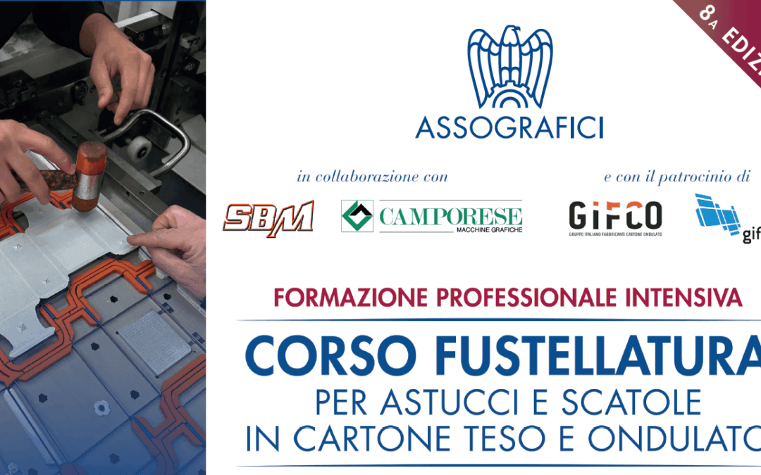 Corso di Fustellatura – Ottava edizione dal 20 al 24 aprile