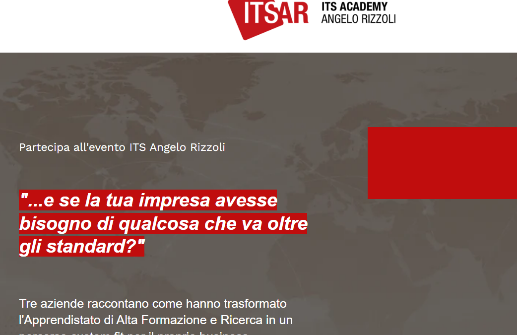 Webinar ITSAR – 15 giugno 2026 – Formazione su misura per la tua azienda: scopri nuove opportunità